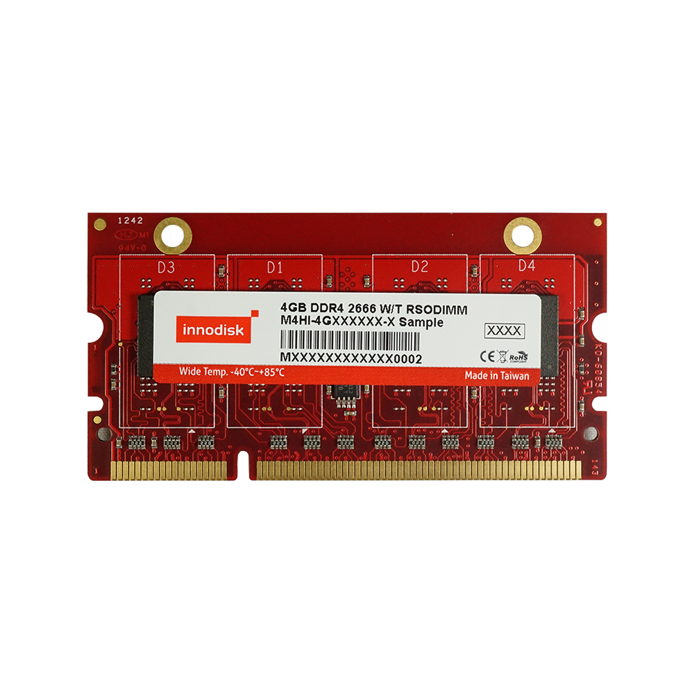 DDR4 Wide Temp. Rugged SODIMM